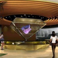 360全息展柜高清·3d全息展柜全息投影展柜高清